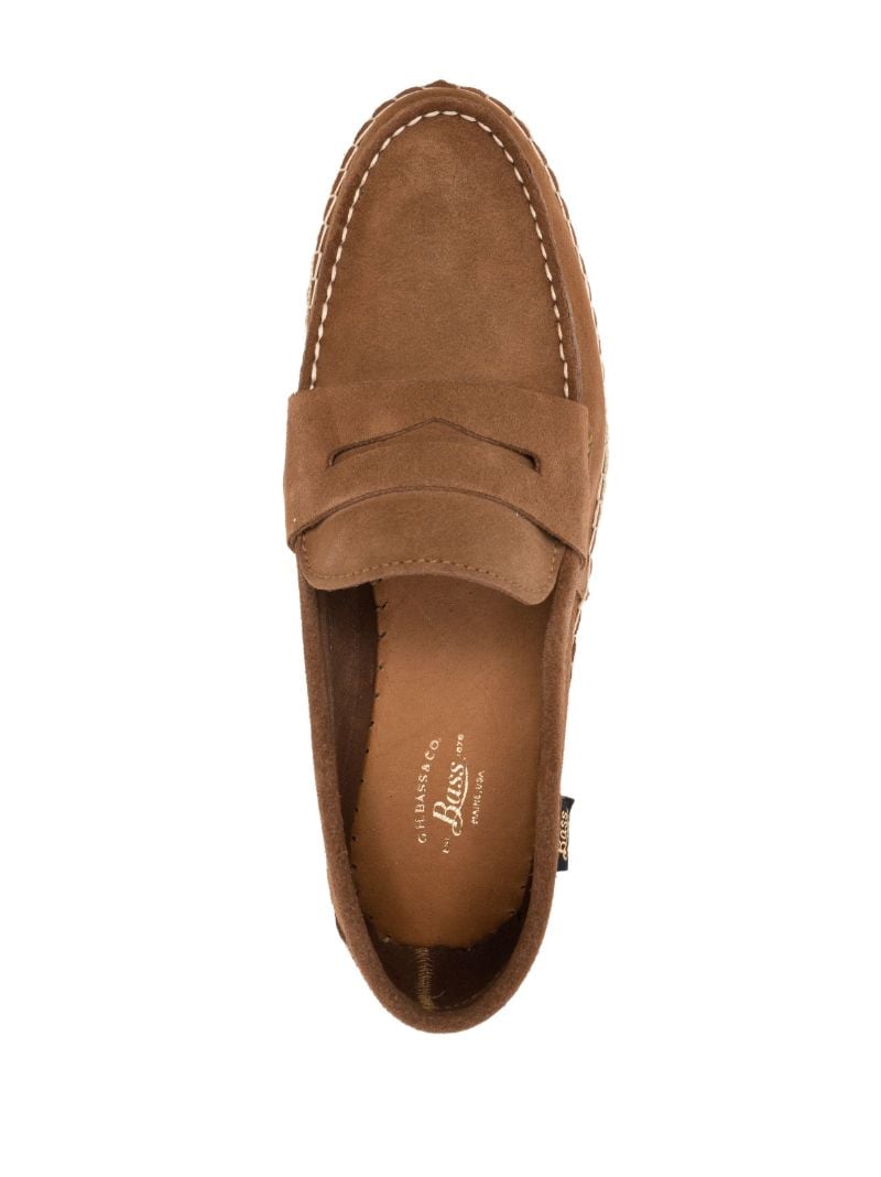 Brown Saddle Suede Espadrilles