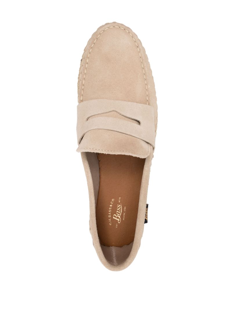Neutral Saddle Suede Espadrilles