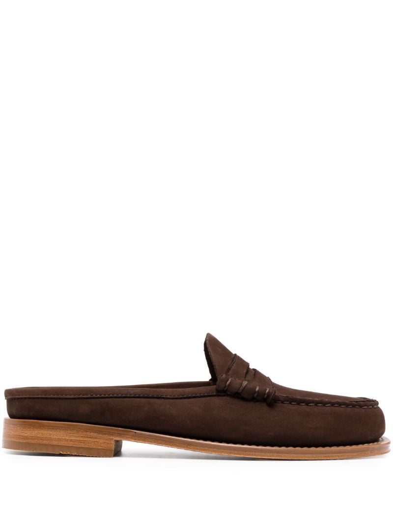 Brown Weejuns Heritage Larson Slide Loafers