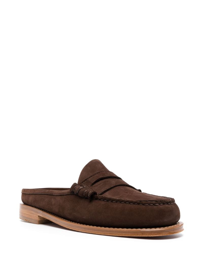 Brown Weejuns Heritage Larson Slide Loafers