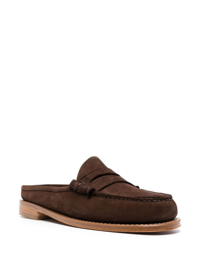 Brown Weejuns Heritage Larson Slide Loafers