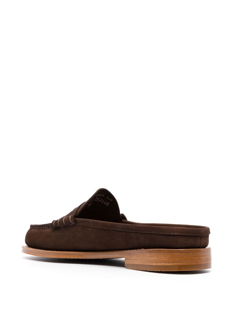 Brown Weejuns Heritage Larson Slide Loafers