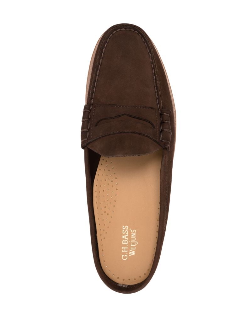 Brown Weejuns Heritage Larson Slide Loafers