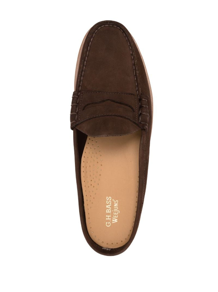 Brown Weejuns Heritage Larson Slide Loafers