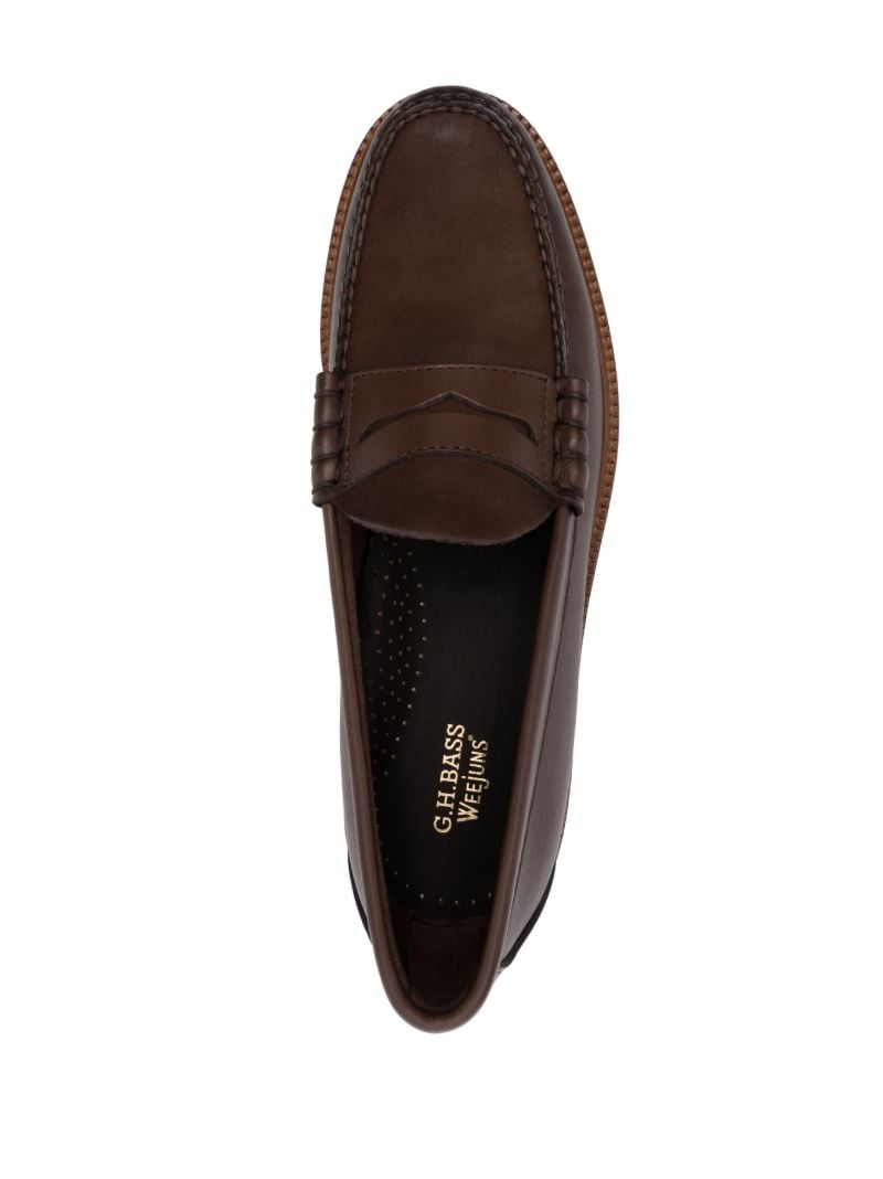 Brown Weejuns 90 Leather Loafers
