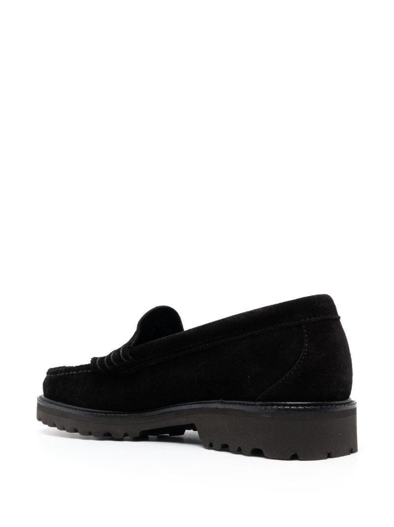 Black Weejuns 90 Suede Loafers