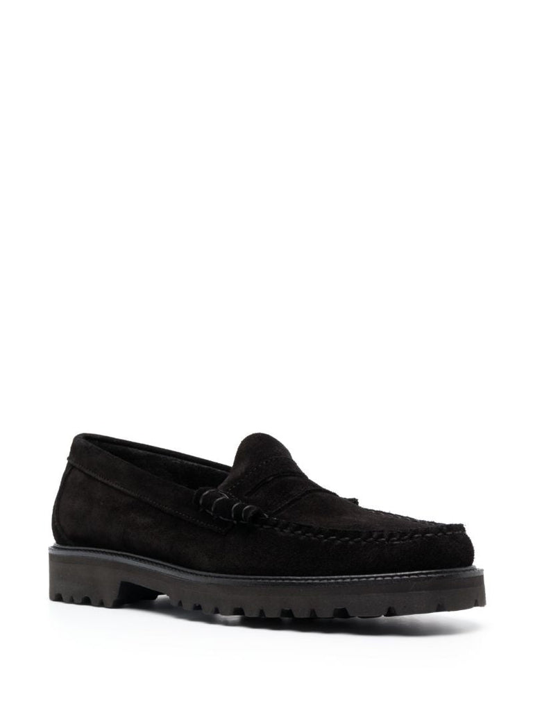 Black Weejuns 90 Suede Loafers