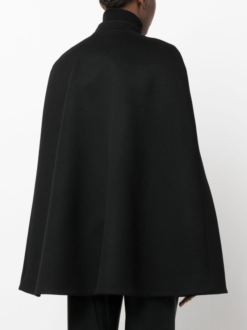 Black Officer Wool Cape
