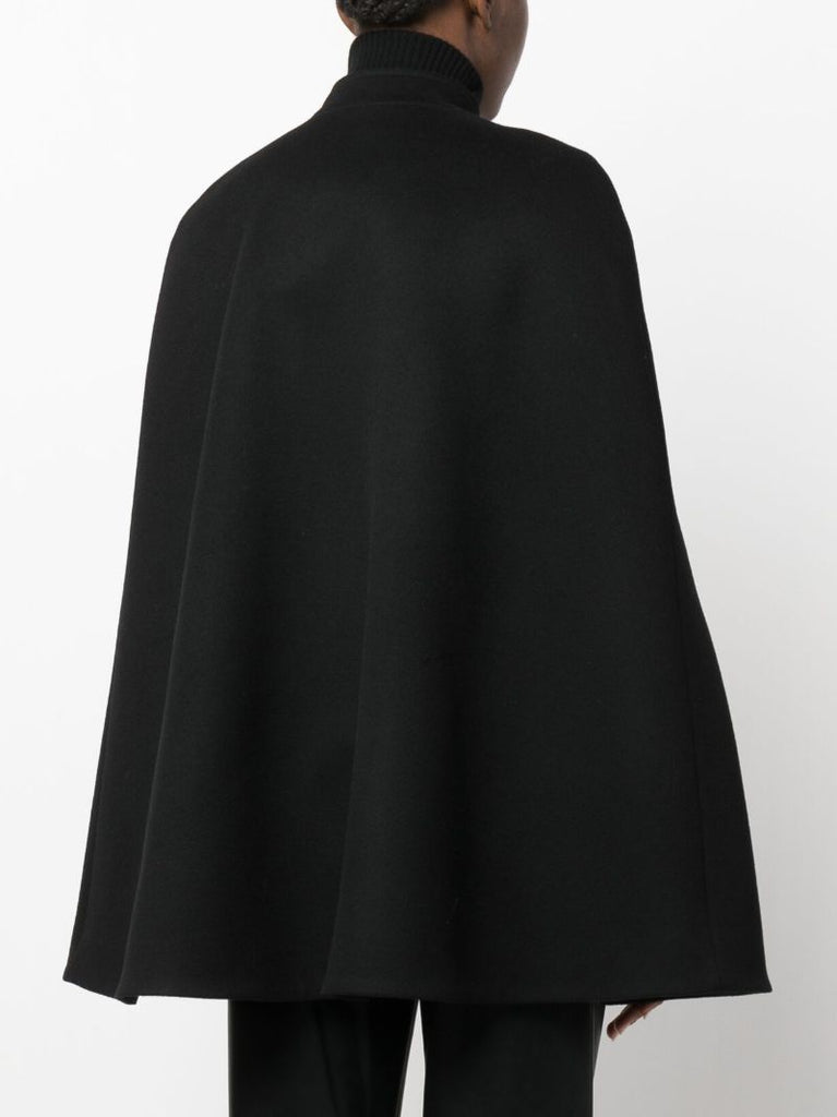 Black Officer Wool Cape