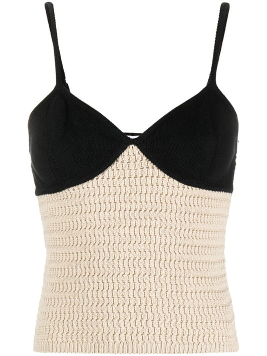 Neutral Lee Organic Cotton Knitted Top