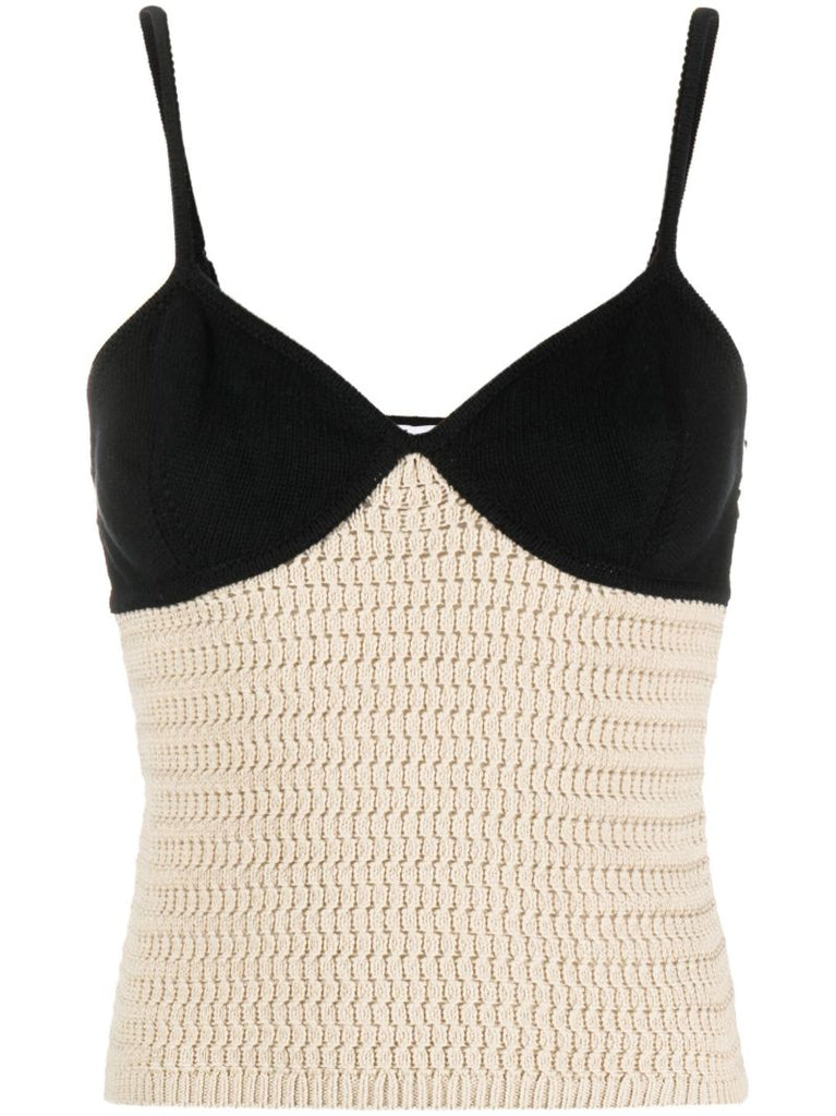 Neutral Lee Organic Cotton Knitted Top