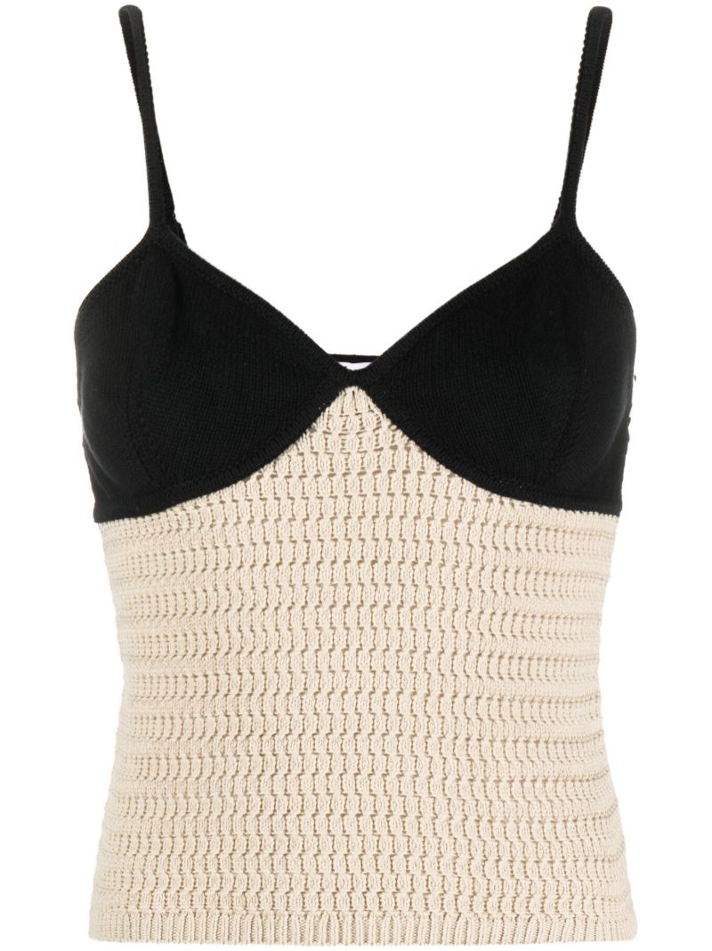 Neutral Lee Organic Cotton Knitted Top