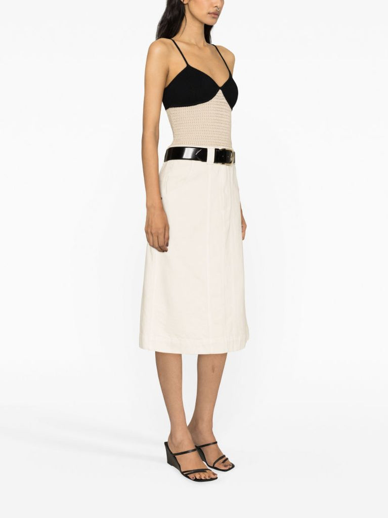 Neutral Lee Organic Cotton Knitted Top