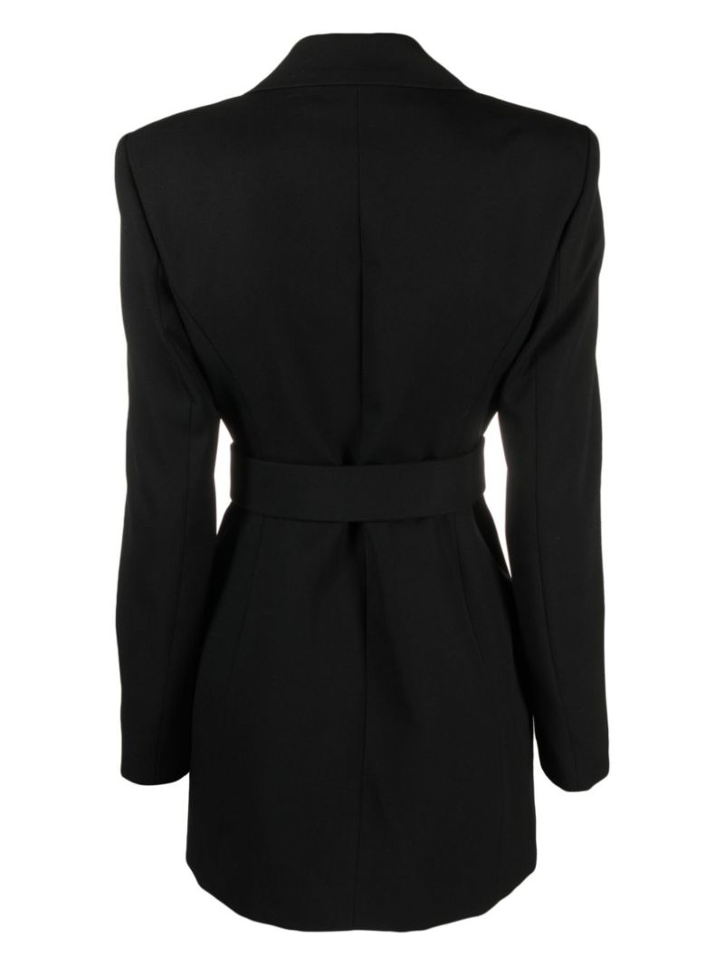 Black Belted Blazer Dress