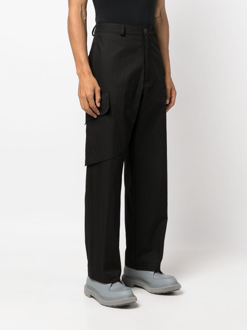 Black Cargo Trousers