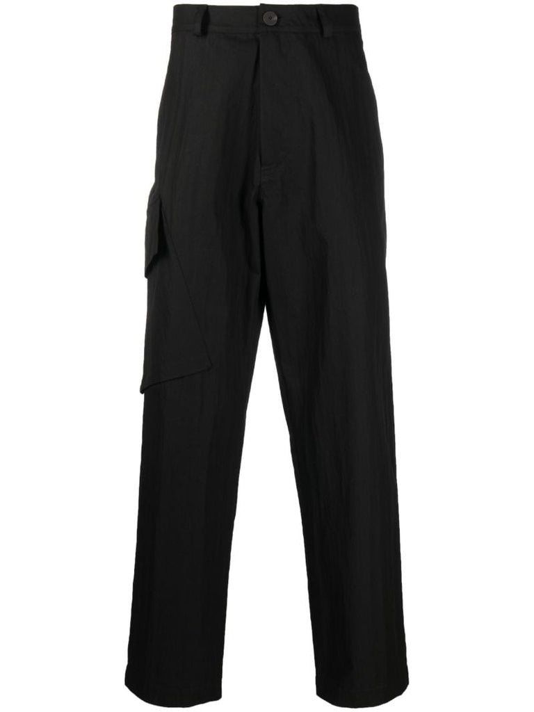Black Cargo Trousers