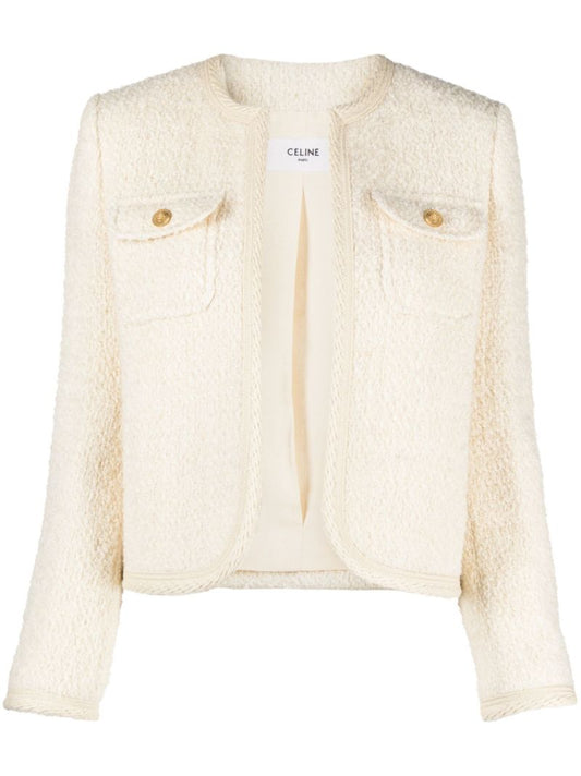 Neutral Chelsea Tweed Jacket