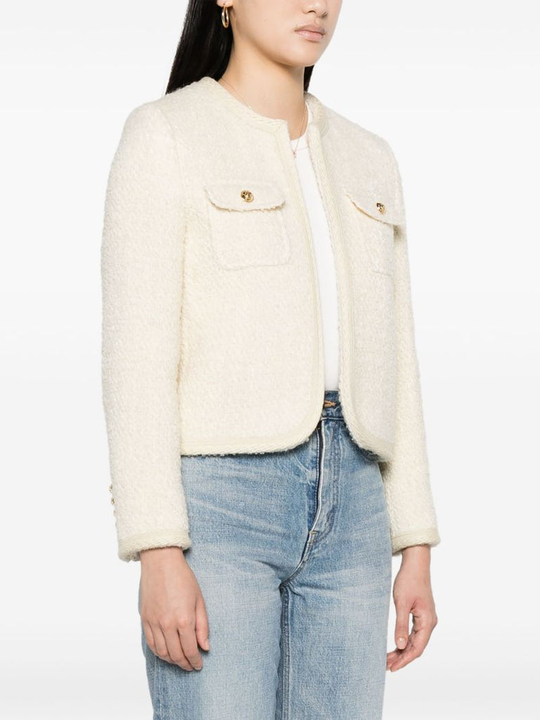 Neutral Chelsea Tweed Jacket