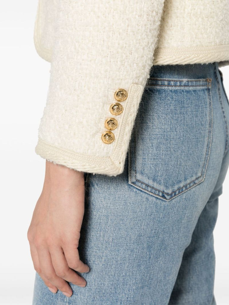 Neutral Chelsea Tweed Jacket