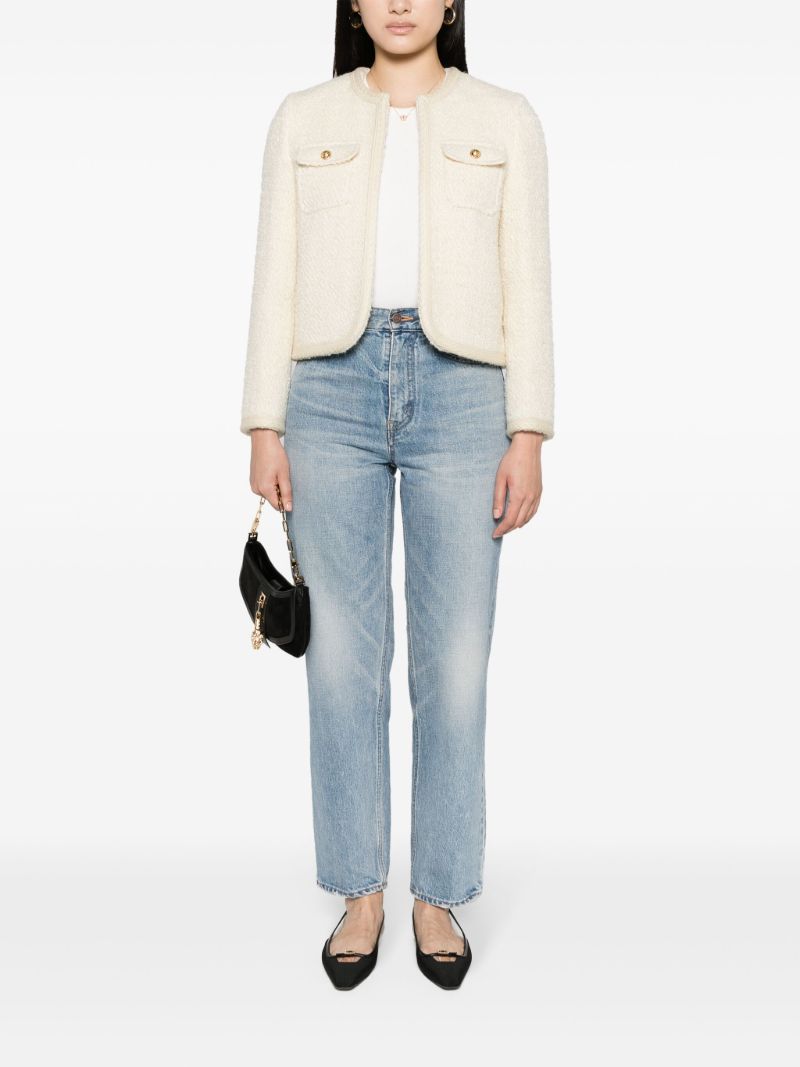 Neutral Chelsea Tweed Jacket