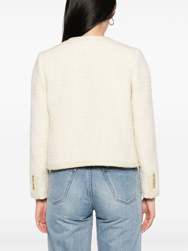 Neutral Chelsea Tweed Jacket