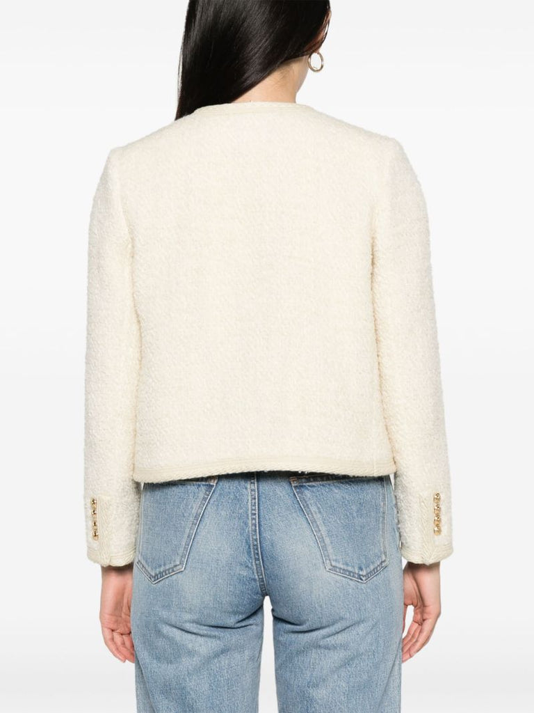 Neutral Chelsea Tweed Jacket