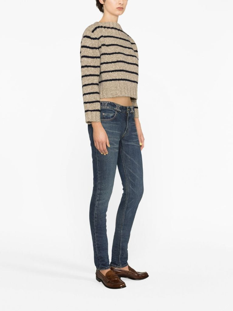 Neutral MariniÃ_x0083_Â¨re Wool Sweater