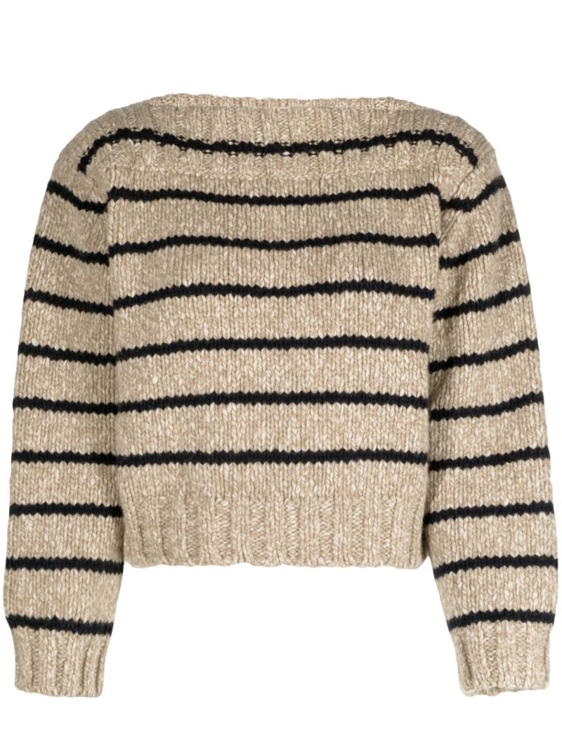 Neutral MariniÃ_x0083_Â¨re Wool Sweater