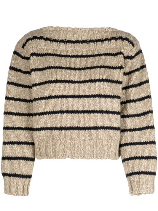 Neutral MariniÃ_x0083_Â¨re Wool Sweater
