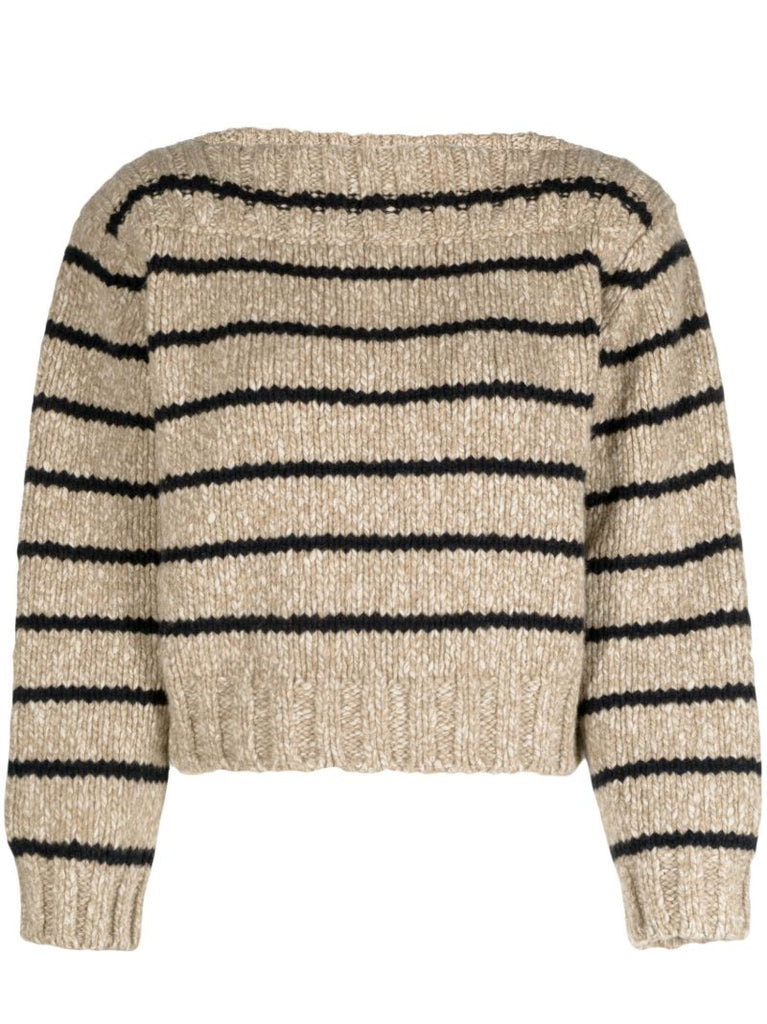 Neutral MariniÃ_x0083_Â¨re Wool Sweater