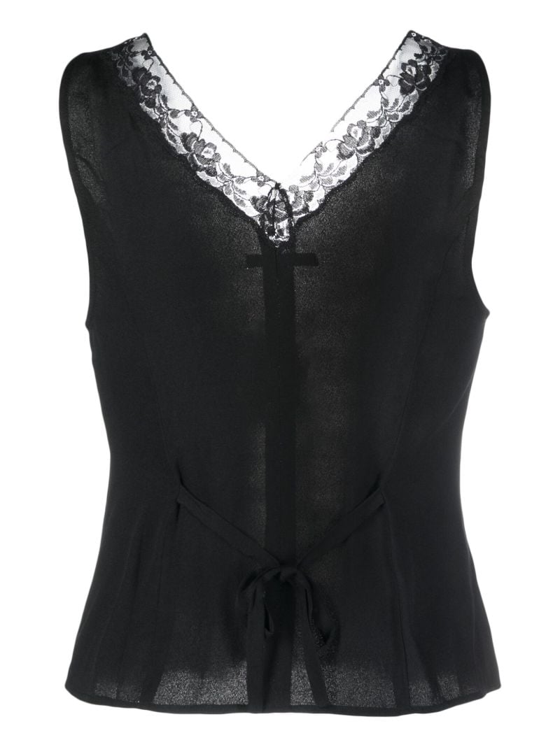 Black Cristina Lace Top