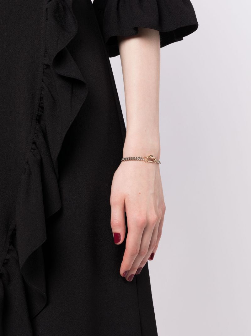 Silver-tone Necklace and Bracelet Set