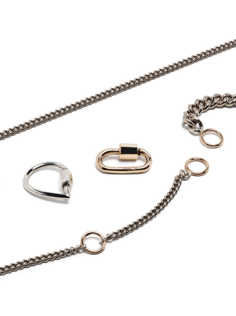 Silver-tone Necklace and Bracelet Set