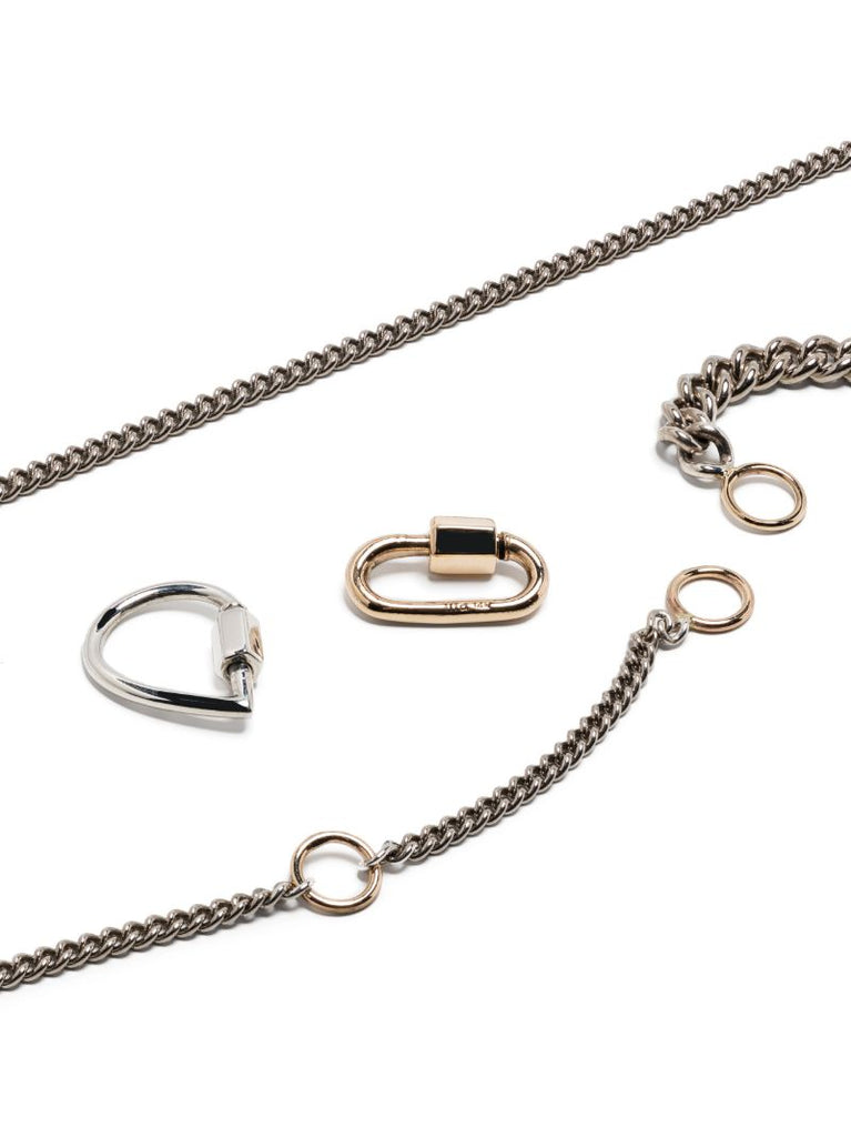 Silver-tone Necklace and Bracelet Set