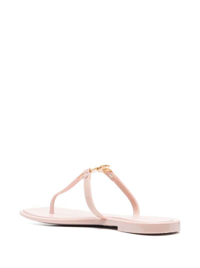 Pink Roxane Jelly Double T Flip-flops