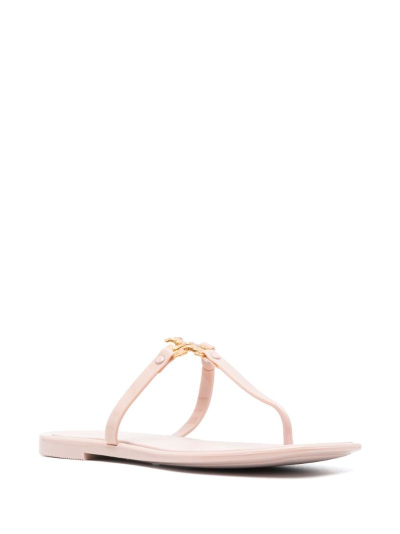 Pink Roxane Jelly Double T Flip-flops