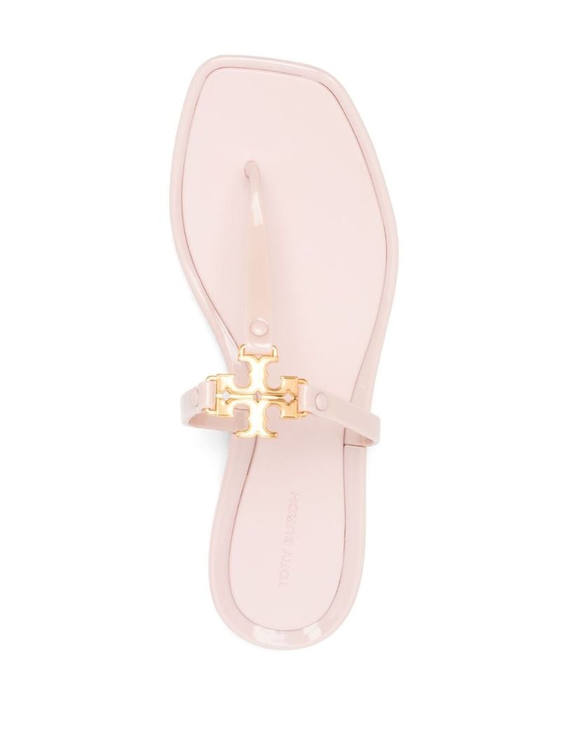 Pink Roxane Jelly Double T Flip-flops