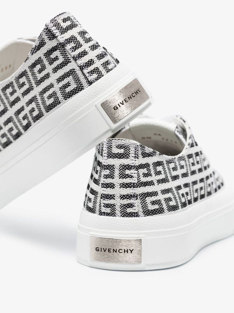 White City 4g Low Top Jacquard Sneakers