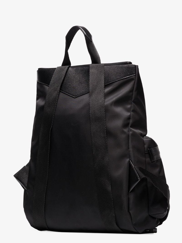Black Spectre Logo Print Backpack