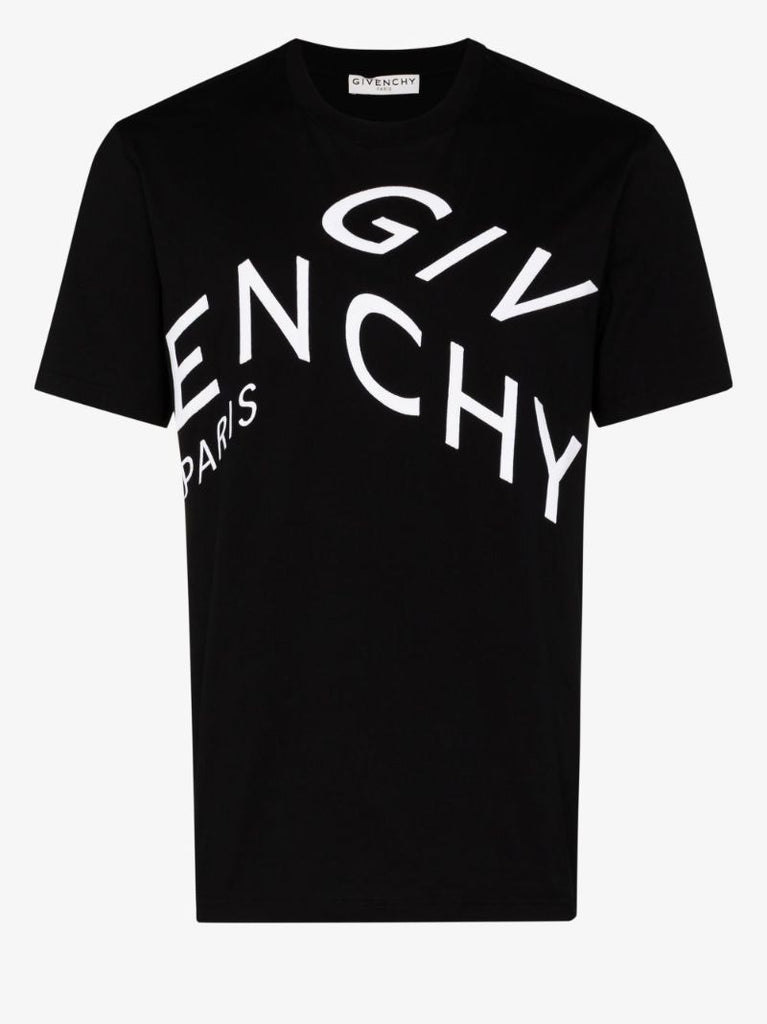 Refracted Logo Cotton T-shirt
