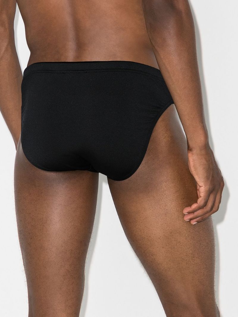Logo Print Swim Trunks