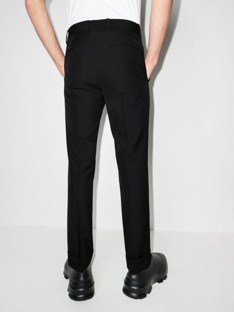 Tapered Wool Trousers