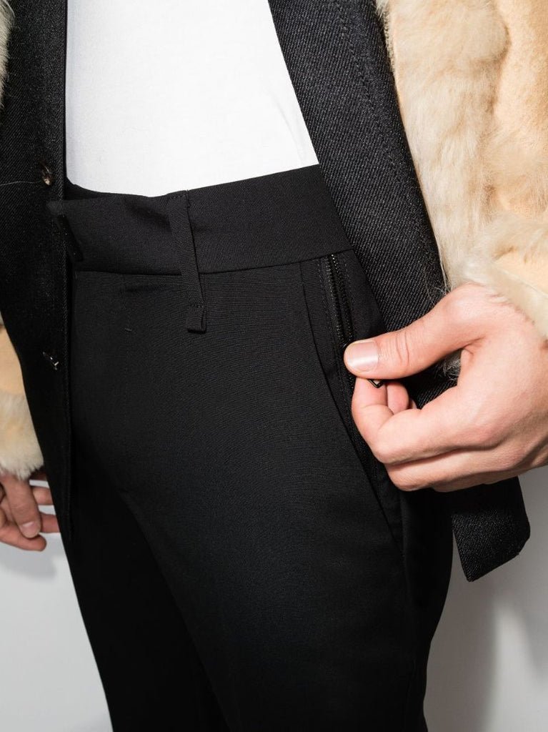 Tapered Wool Trousers