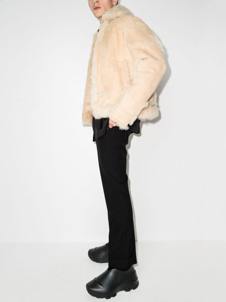Tapered Wool Trousers