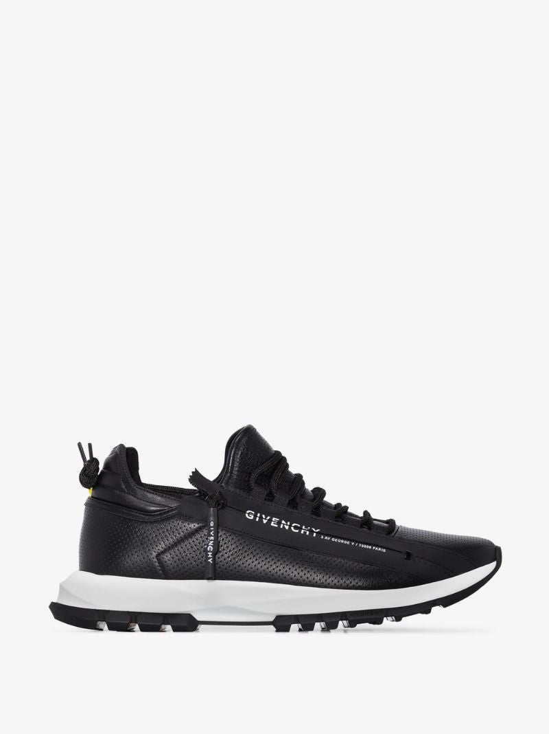 Black Spectre Runner Leather Sneakers