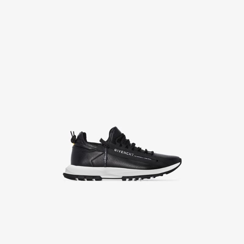 Black Spectre Runner Leather Sneakers