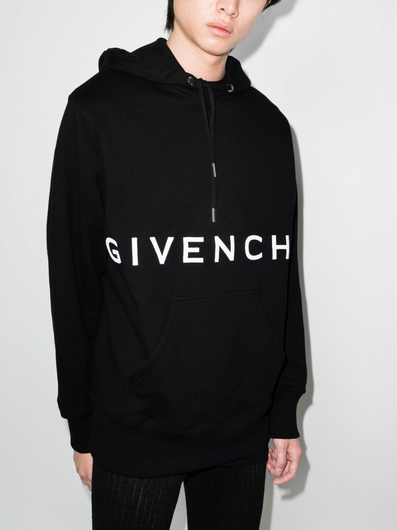 4g Logo Print Cotton Hoodie