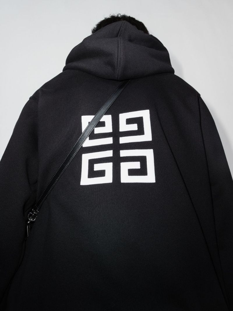 4g Logo Print Cotton Hoodie