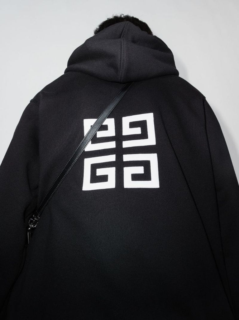 4g Logo Print Cotton Hoodie