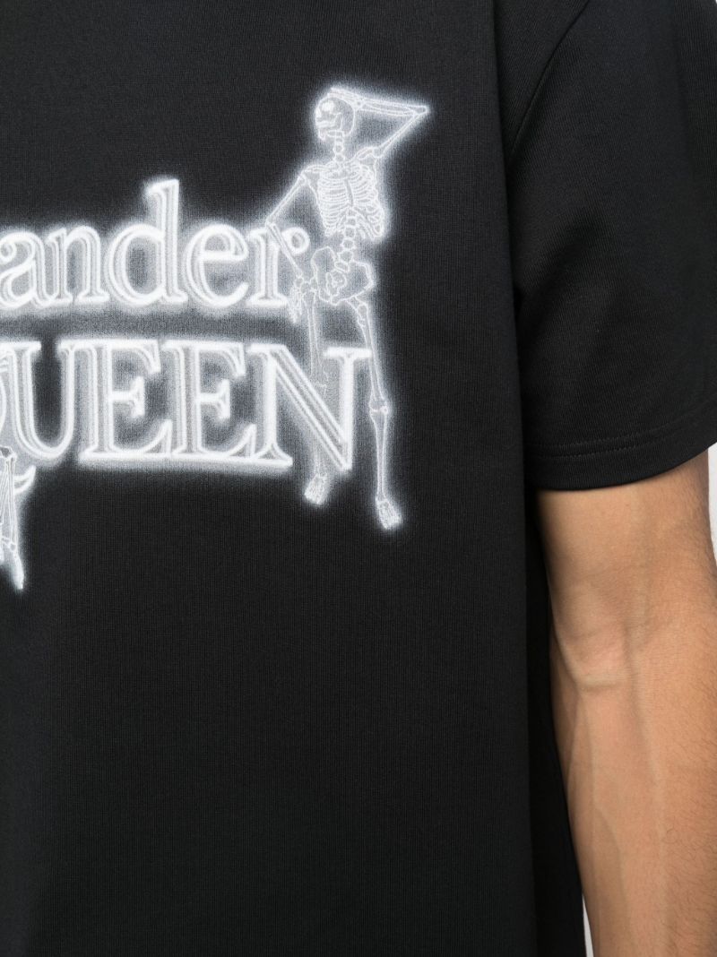 Black Logo Print T-shirt